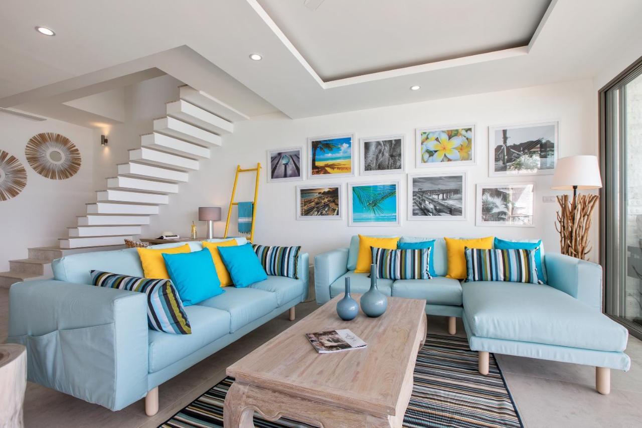 Beachside Villa - B18 - At Bayside Luxury Villas Samrong Bay Beach, 4 Bed 5 Bath, Sea & Sunset Views, Only 200M Walk To The Beach Choeng Mon Dış mekan fotoğraf