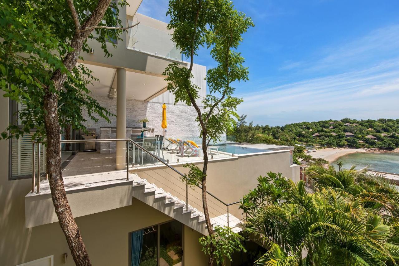 Beachside Villa - B18 - At Bayside Luxury Villas Samrong Bay Beach, 4 Bed 5 Bath, Sea & Sunset Views, Only 200M Walk To The Beach Choeng Mon Dış mekan fotoğraf