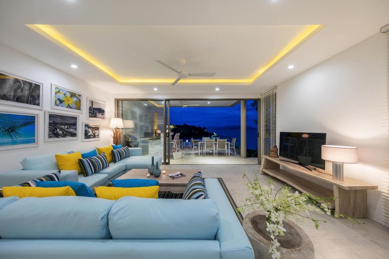Beachside Villa - B18 - At Bayside Luxury Villas Samrong Bay Beach, 4 Bed 5 Bath, Sea & Sunset Views, Only 200M Walk To The Beach Choeng Mon Dış mekan fotoğraf